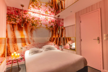 chambre pink lady décor floral